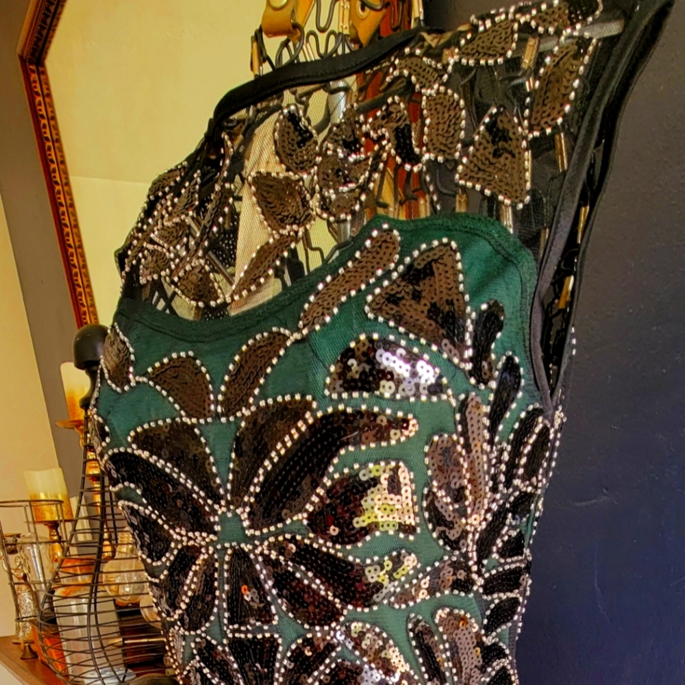 Floor Length Beautiful Flapper Dress